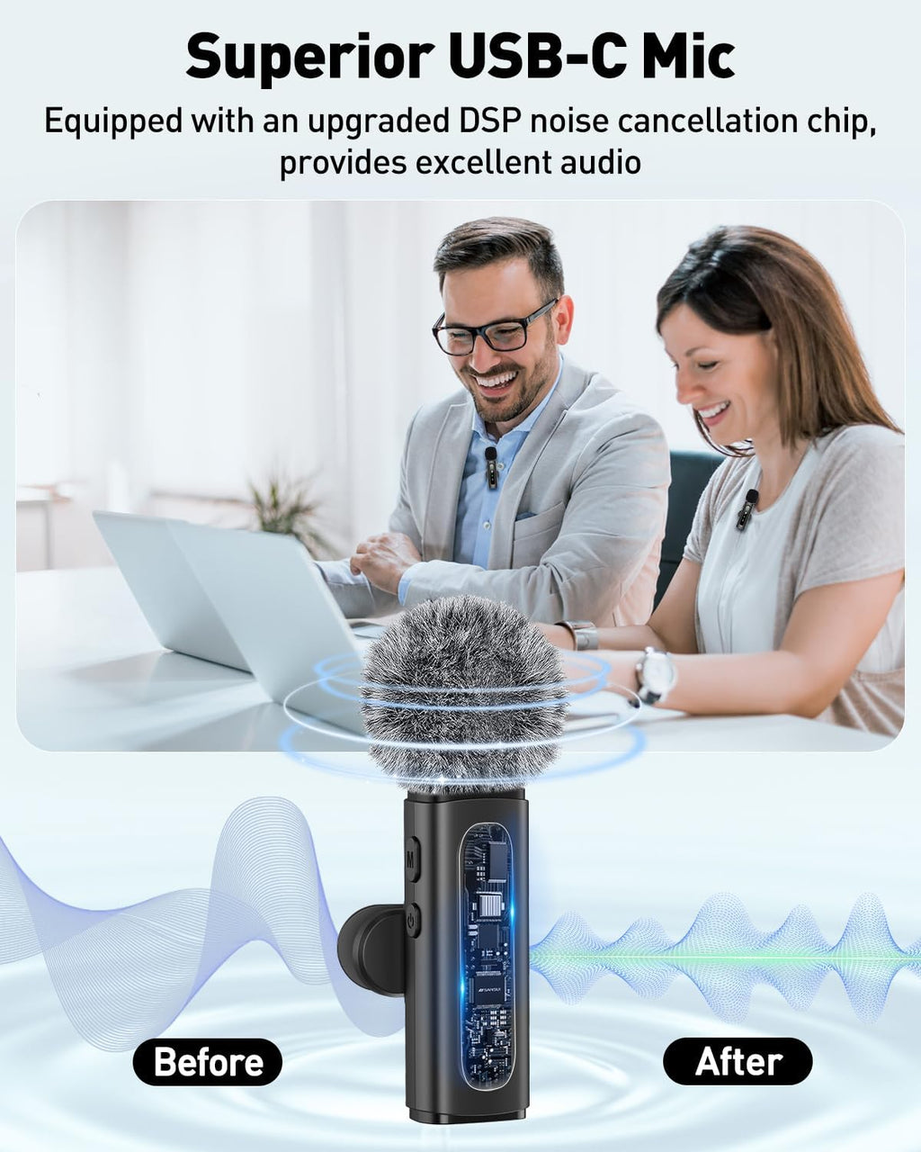 ClipMic Pro USB-C Lavalier